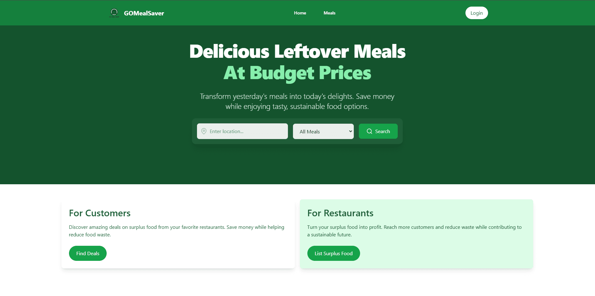 Go Meal Saver Illustration